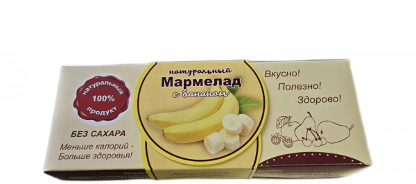 №2 Мармелад натуральный "Банан" 140г  в Пугачёве
