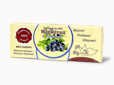  Мармелад натуральный "Черника" 140г в Пугачёве