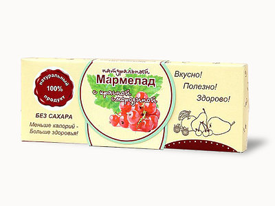  Мармелад натуральный "Красная смородина" 140г в Пугачёве