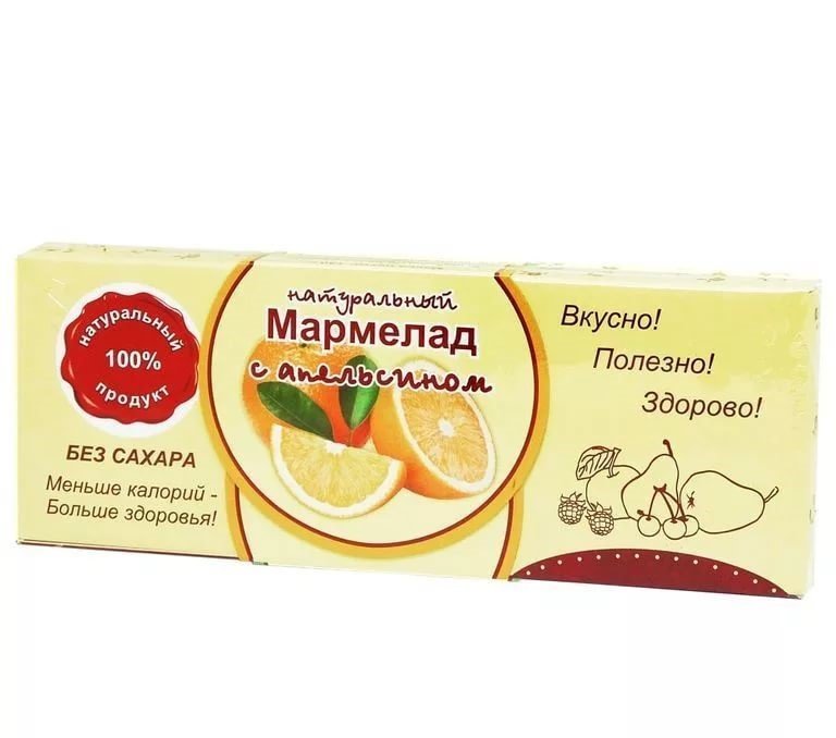  Мармелад натуральный "Апельсин" 140г в Пугачёве
