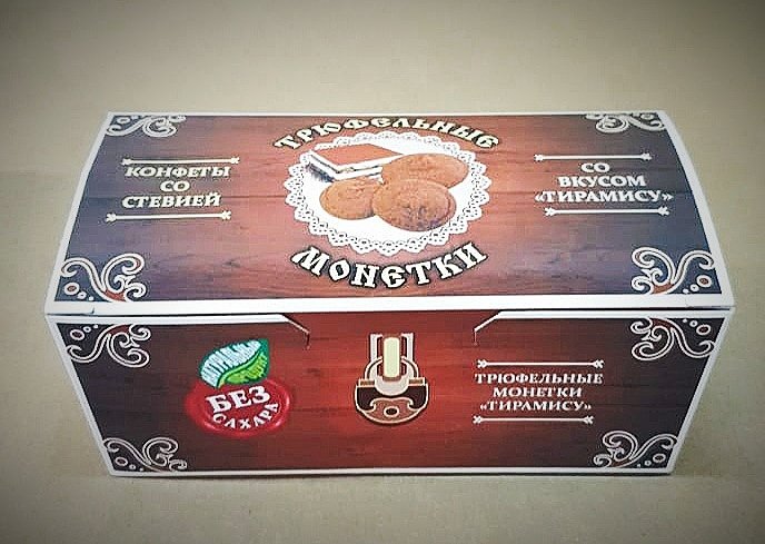  Трюфельные монетки вкус "Тирамису" 170г в Пугачёве