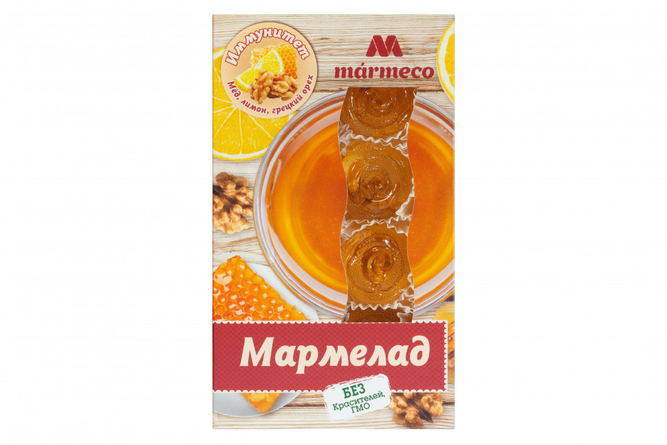  Мармелад "Иммунитет"  Мёд, лимон, грецкий орех, 180г  в Пугачёве